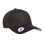 Flexfit® Cool & Dry pique mesh cap Black
