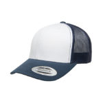 YP Classics® Retro Trucker with White Front Panel Navy & White